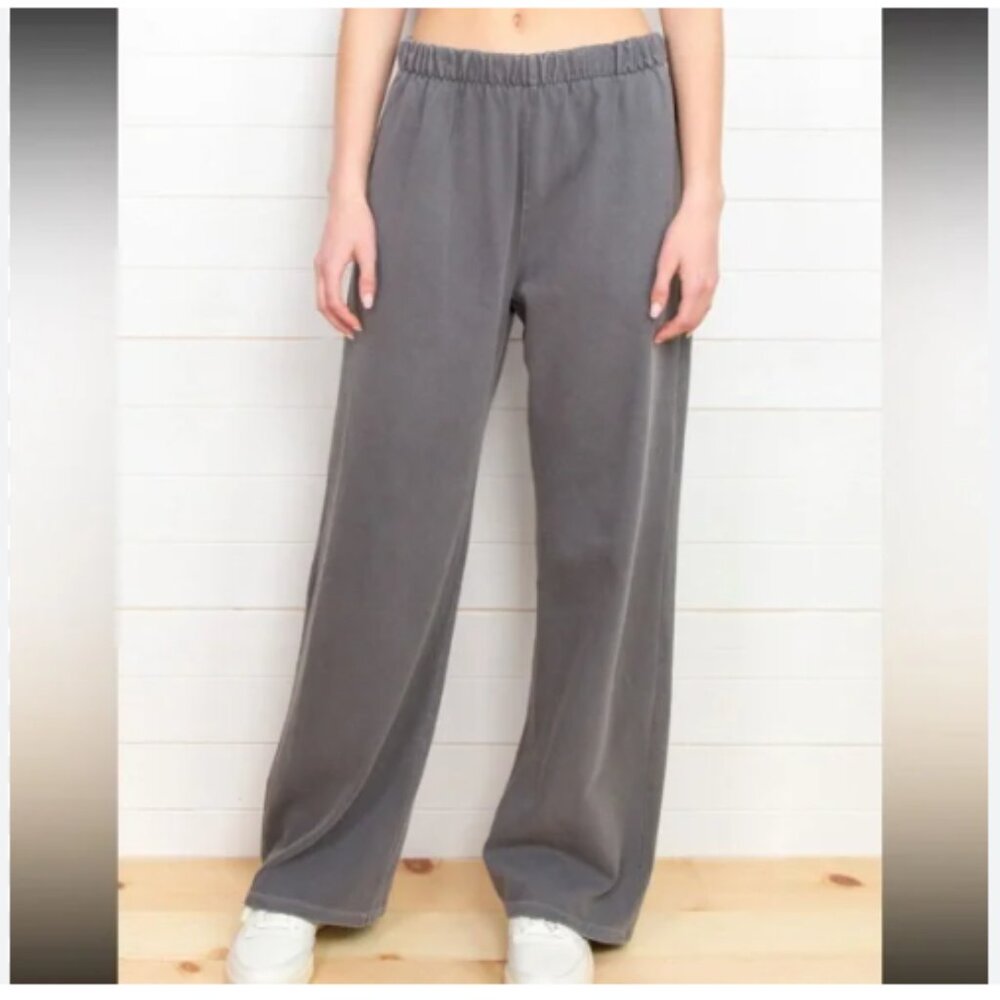 Brandy Melville Grey Joggers Anastasia Sweatpants Size Large NWOT
